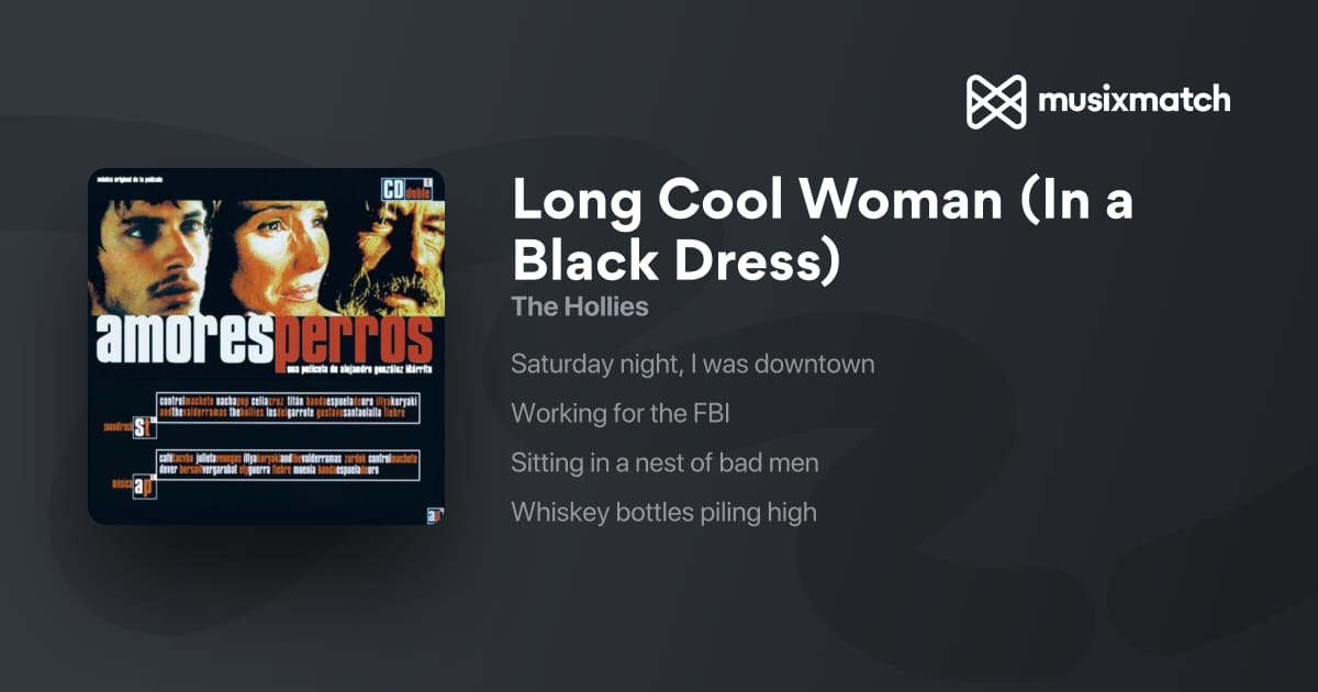 long woman in a black dress lyrics The Hollies The Hollies - Long Cool