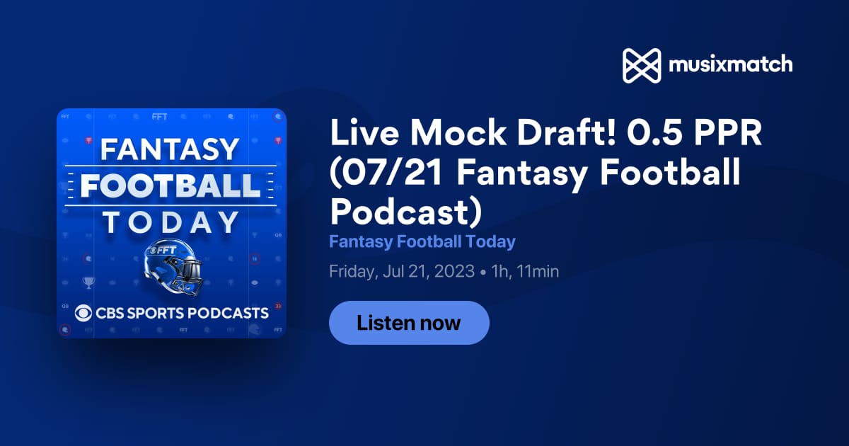 The Fantasy Footballers - Pick a winner from today's PPR MOCK DRAFT  episode! #fantasyfootball⠀ Apple Podcasts:    :  Spotify:  Google  Podcasts: