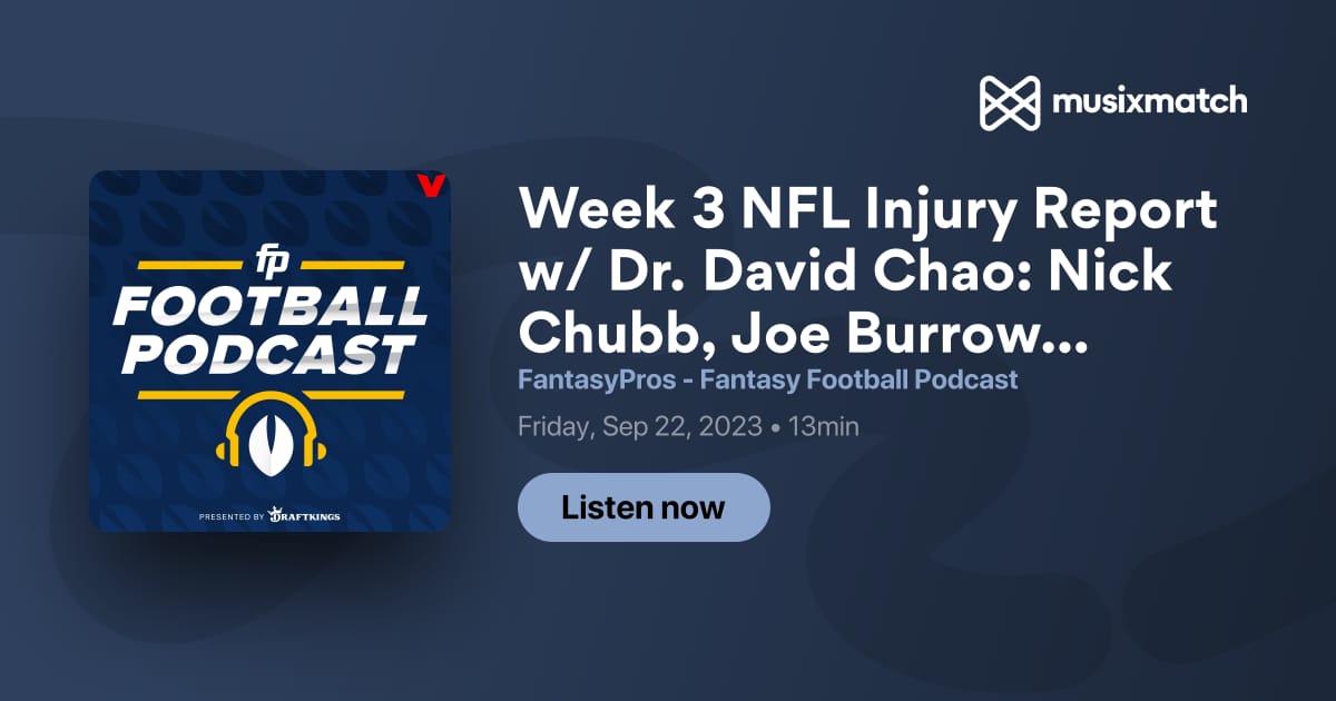 Early NFL Week 3 Predictions and Picks Against the Spread: Impact of  Injuries to Nick Chubb, Joe Burrow, Saquon Barkley, and Others