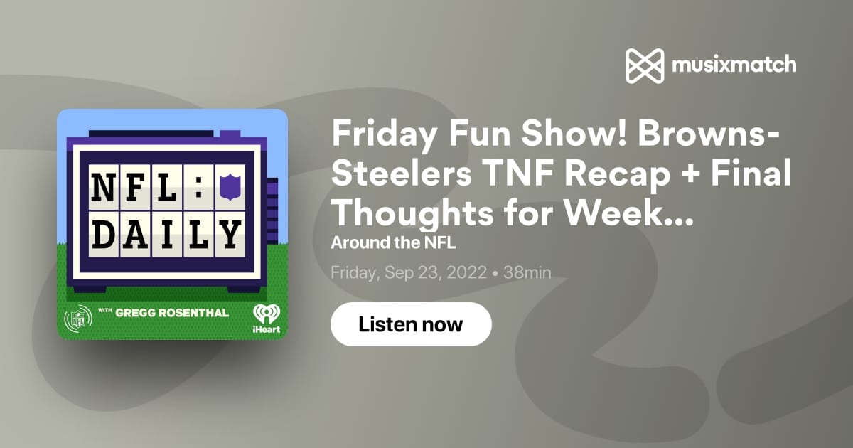 WFNY Staff Chat: recap of Browns/Steelers and a referendum on