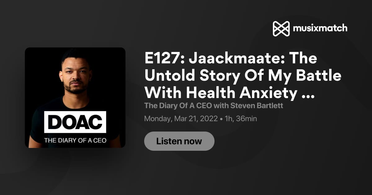 E127: Jaackmaate: The Untold Story Of My Battle With Health