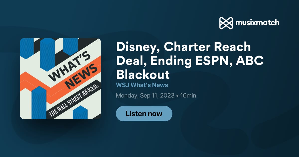 Disney and Charter reach agreement to end ESPN, ABC blackout