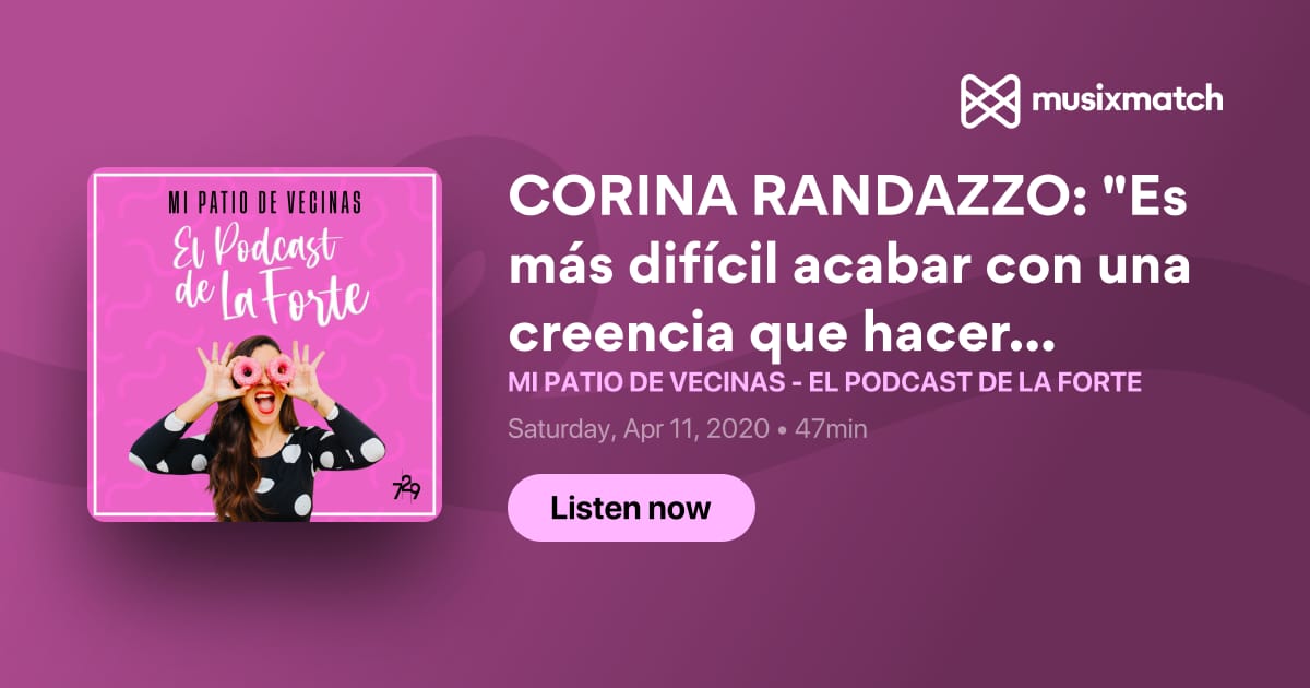 Corina Randazzo y su libro. Podcast completo en nuestro canal!! 