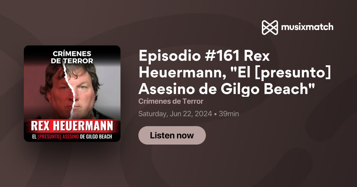 Transcripción De Episodio 161 Rex Heuermann El [presunto] Asesino De