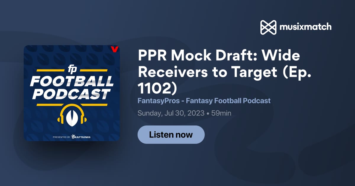 Head-to-Head Mock Draft Episode!  Fantasy Football 2022 - Ep. 1243 