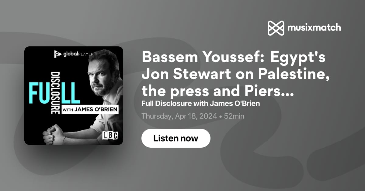 Bassem Youssef: Egypt's Jon Stewart on Palestine, the press and Piers ...