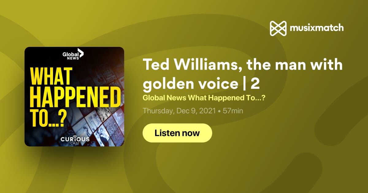 The Man With the Golden Voice': Where Is Ted Williams Now?