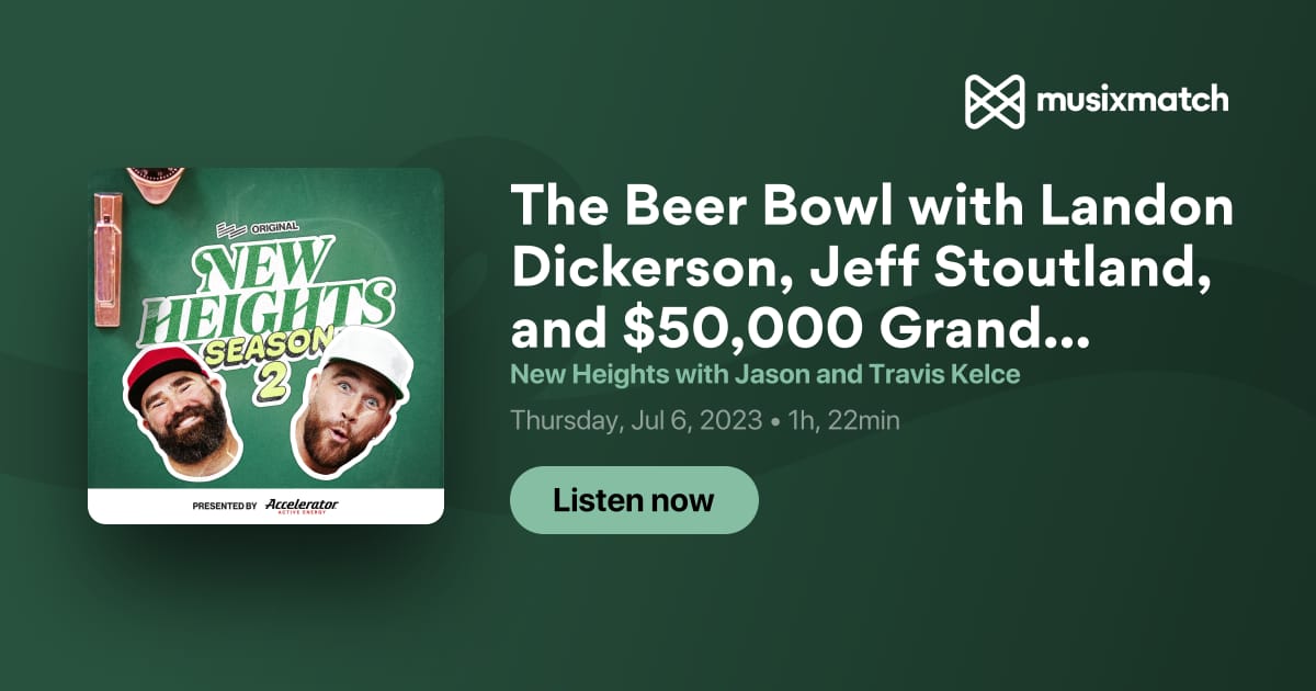 The Beer Bowl with Landon Dickerson, Jeff Stoutland, and $50,000 Grand  Prize