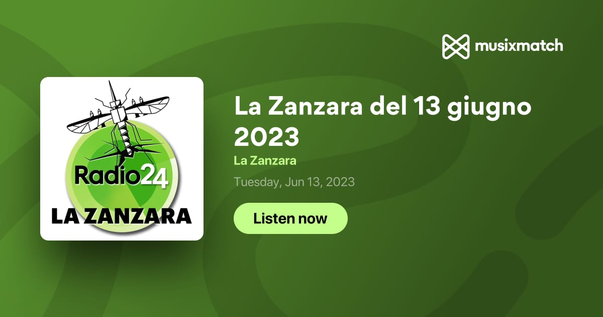 Trascrizione La Zanzara del 13 giugno 2023 - La Zanzara