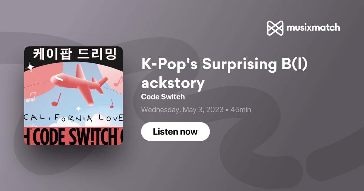 K-Pop's Surprising B(l)ackstory : Code Switch : NPR