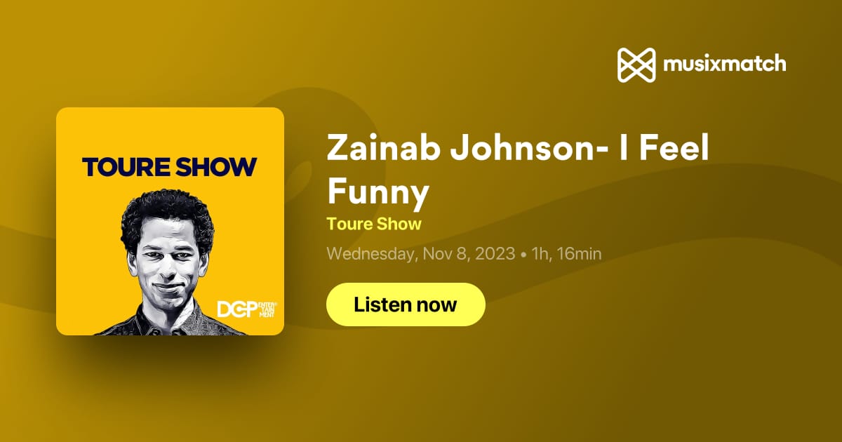 Zainab Johnson joins Toure Show this week and speaks about how its