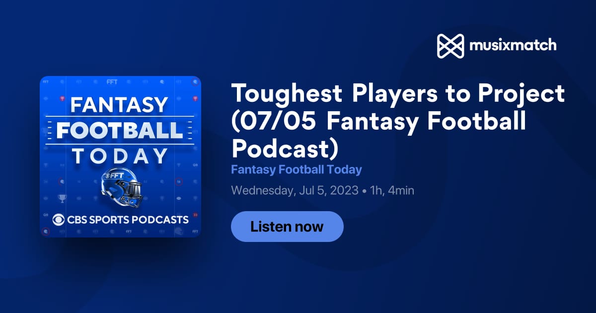 Fantasy Football Today in 5 - CBS Sports Podcasts 