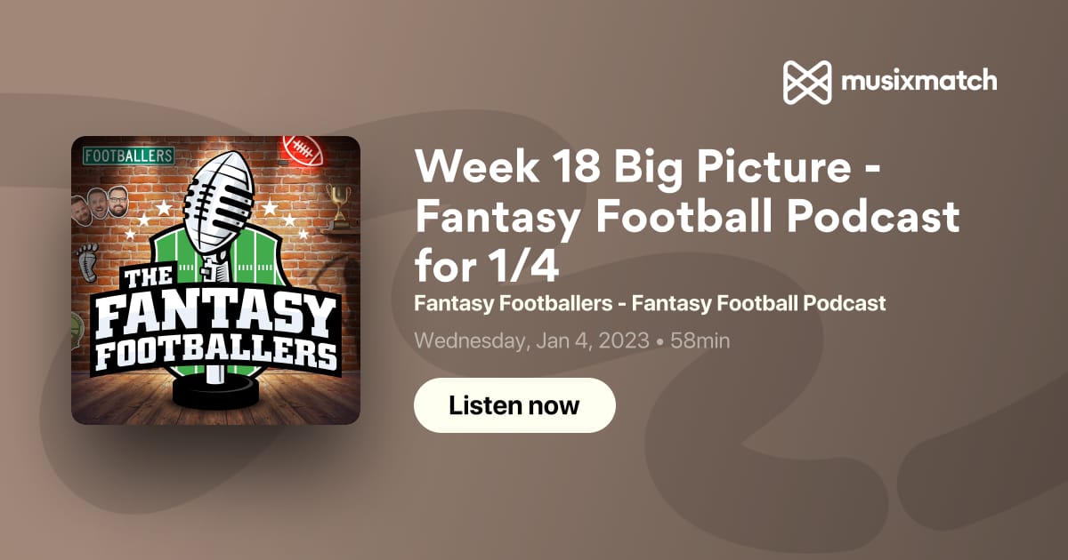 1 Fantasy Football Podcast - Fantasy Footballers Podcast