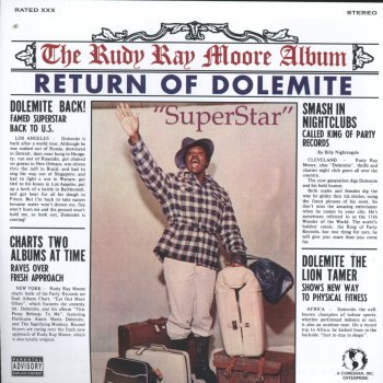 Return Of Dolemite Superstar By Rudy Ray Moore Album Lyrics Musixmatch Song Lyrics And Translations