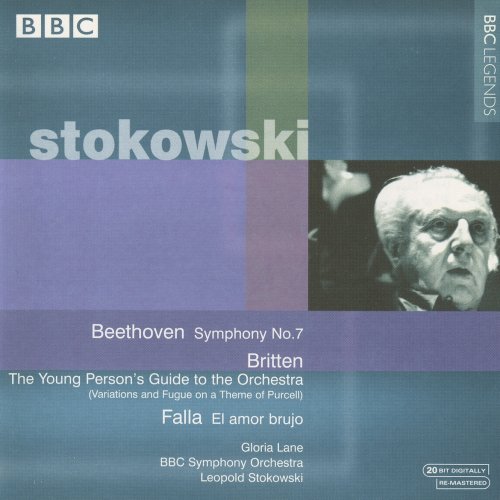 Stokowski - Beethoven: Symphony No. 7 - Britten: The Young Person's Guide to the Orchestra - Falla: El amor brujo (excerpts) (1963, 1964)