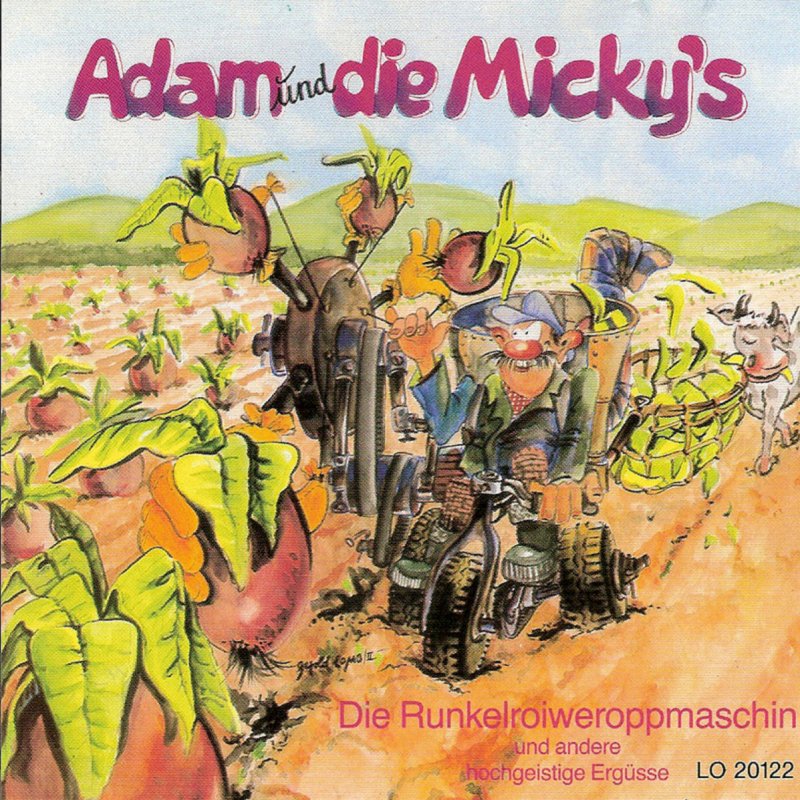 adam und die mickys mit dem fahrrad