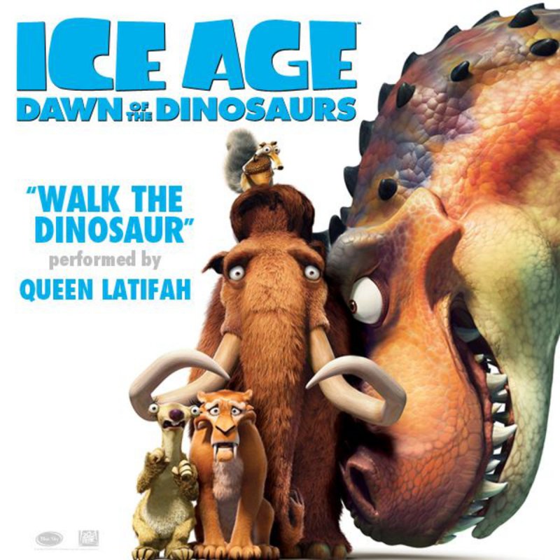 Queen Latifah Walk The Dinosaur From Ice Age Dawn Of The