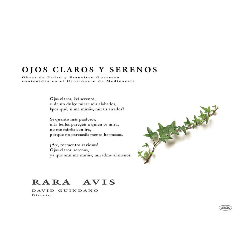 David Guindano Igarreta & Rara Avis Ojos Claros y Serenos Lyrics