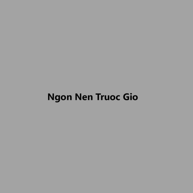 Lil Knight Ngon Nen Truoc Gio Lyrics Musixmatch