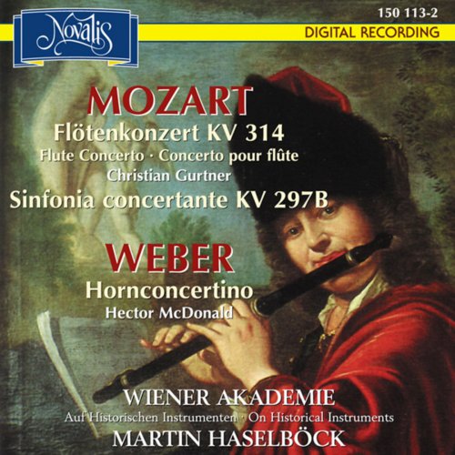 Mozart: Flute Concerto K. 314 & Sinfonia Concertante K. 297B - Weber: Hornconcertino
