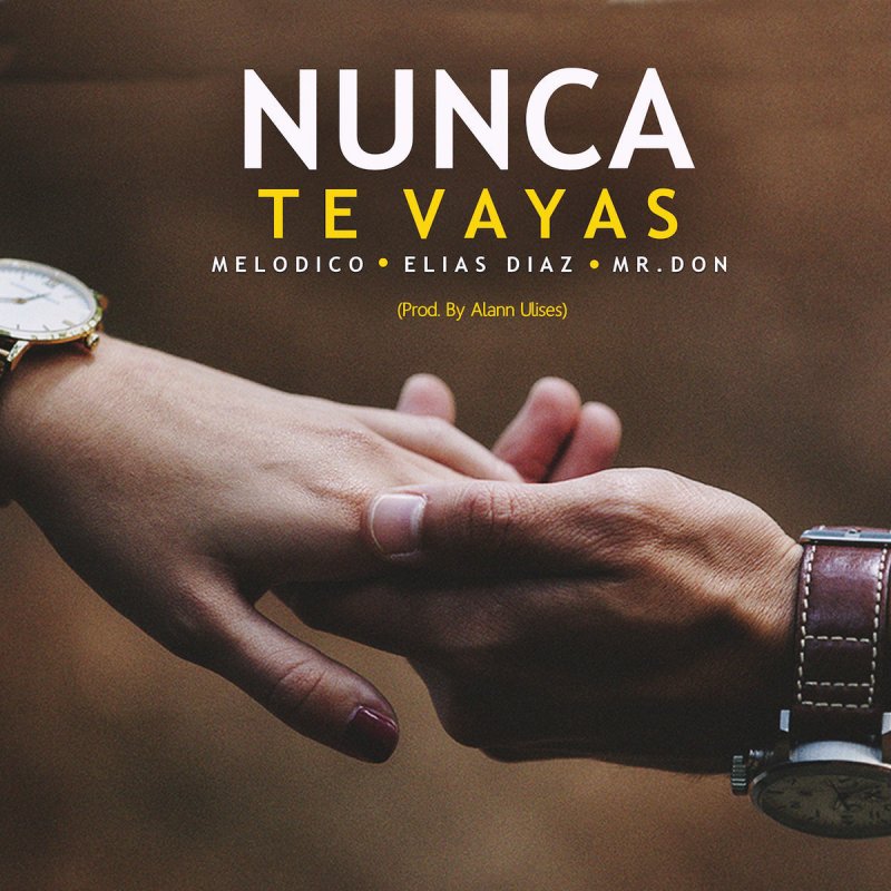 Elias Diaz Feat Melodico Mr Don Nunca Te Vayas Lyrics Musixmatch Que no me ves muriendo, mi pero no, no te vayas, no me dejes sin tu amor necesito sentir de nuevo el fuego de tu pasión. elias diaz feat melodico mr don