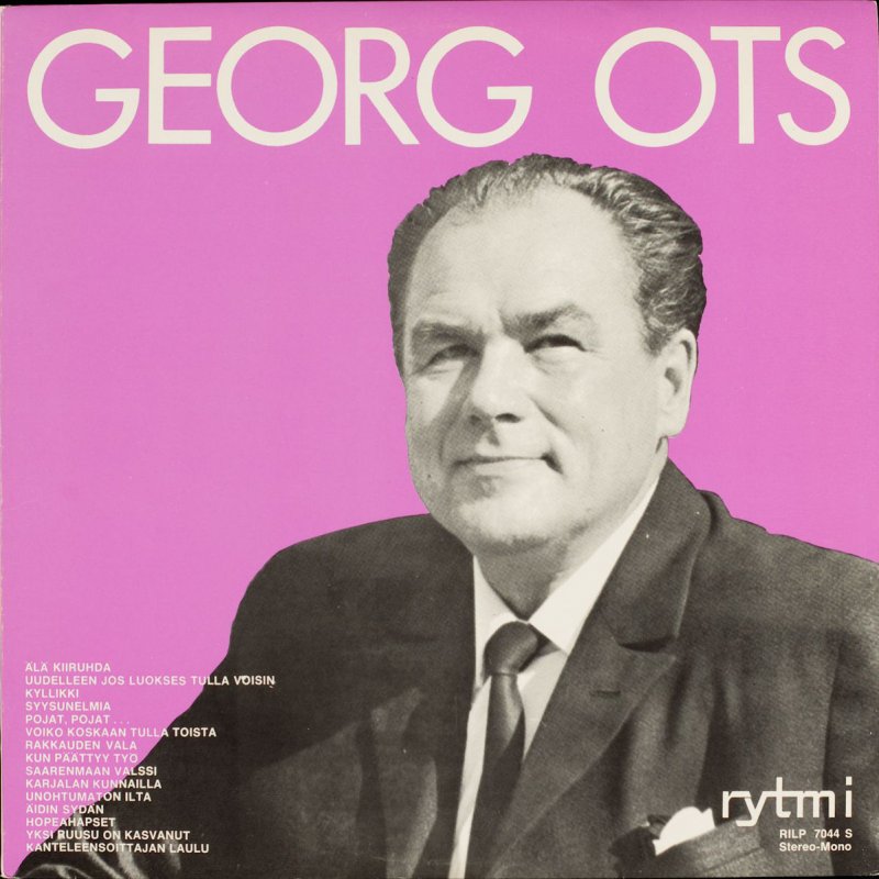 Georg Ots - Yksi ruusu on kasvanut laaksossa Lyrics | Musixmatch