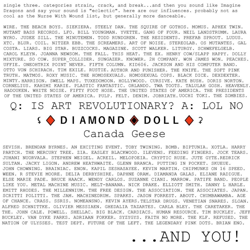 Diamond Doll Canada Geese Lyrics Musixmatch