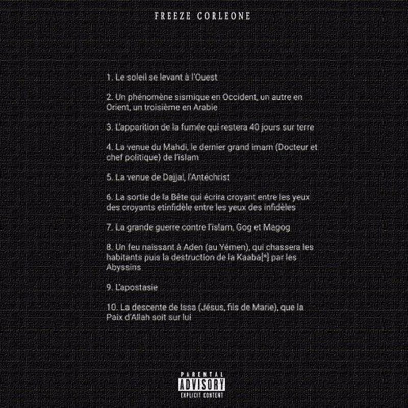 Freeze Corleone Madara Lyrics Musixmatch 6.pas tellement 7.elle est bibliothecaire 8.nous sommes trois: freeze corleone madara lyrics
