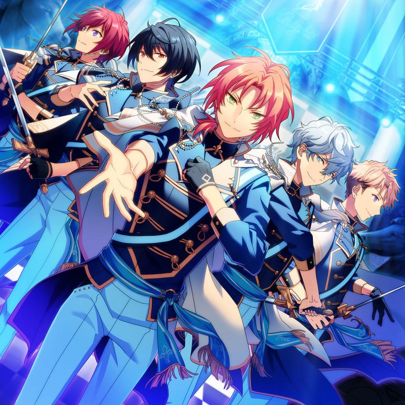 Knights 月永レオ Cv 浅沼晋太郎 瀬名泉 Cv 伊藤マサミ 朔間凛月 Cv 山下大輝 鳴上嵐 Cv 北村諒 朱桜司 Cv 土田玲央 Knights The Phantom Thief Lyrics Musixmatch
