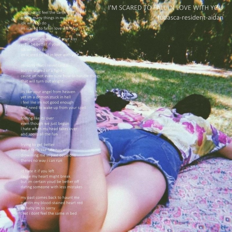 Fudasca Feat Aidan Resident I M Scared To Fall In Love With You Lyrics Musixmatch Fudasca Feat Aidan Resident I M Scared To Fall In Love With You Lyrics Musixmatch